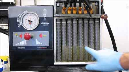 روش تعمیرگاهی تمیزکاری انژکتور پژو